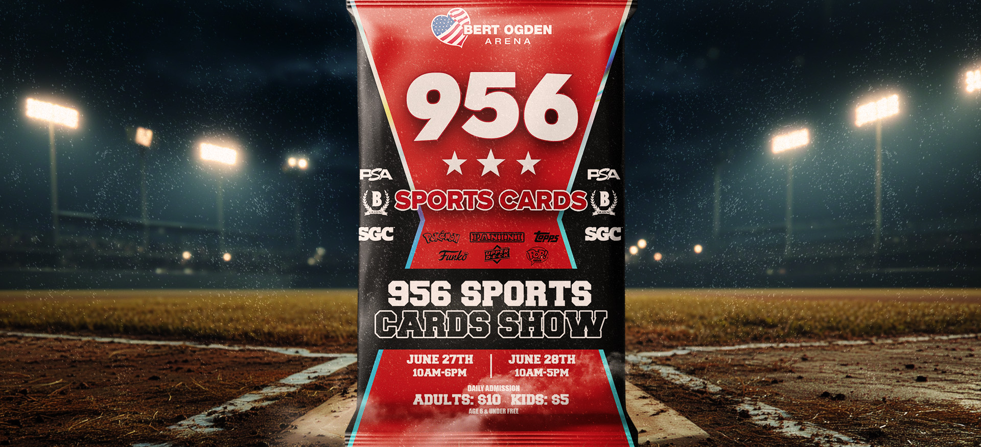 956 Sports Cards Show 2026 | June 27th and 28th |