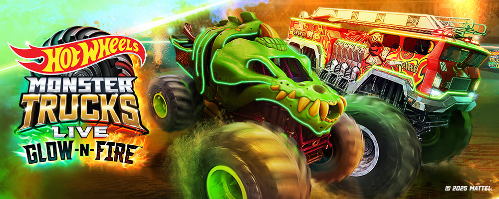 Hot Wheels Monster Trucks Live Glow -N- Fire | Bert Ogden Arena | February 21, 22, 23 2025