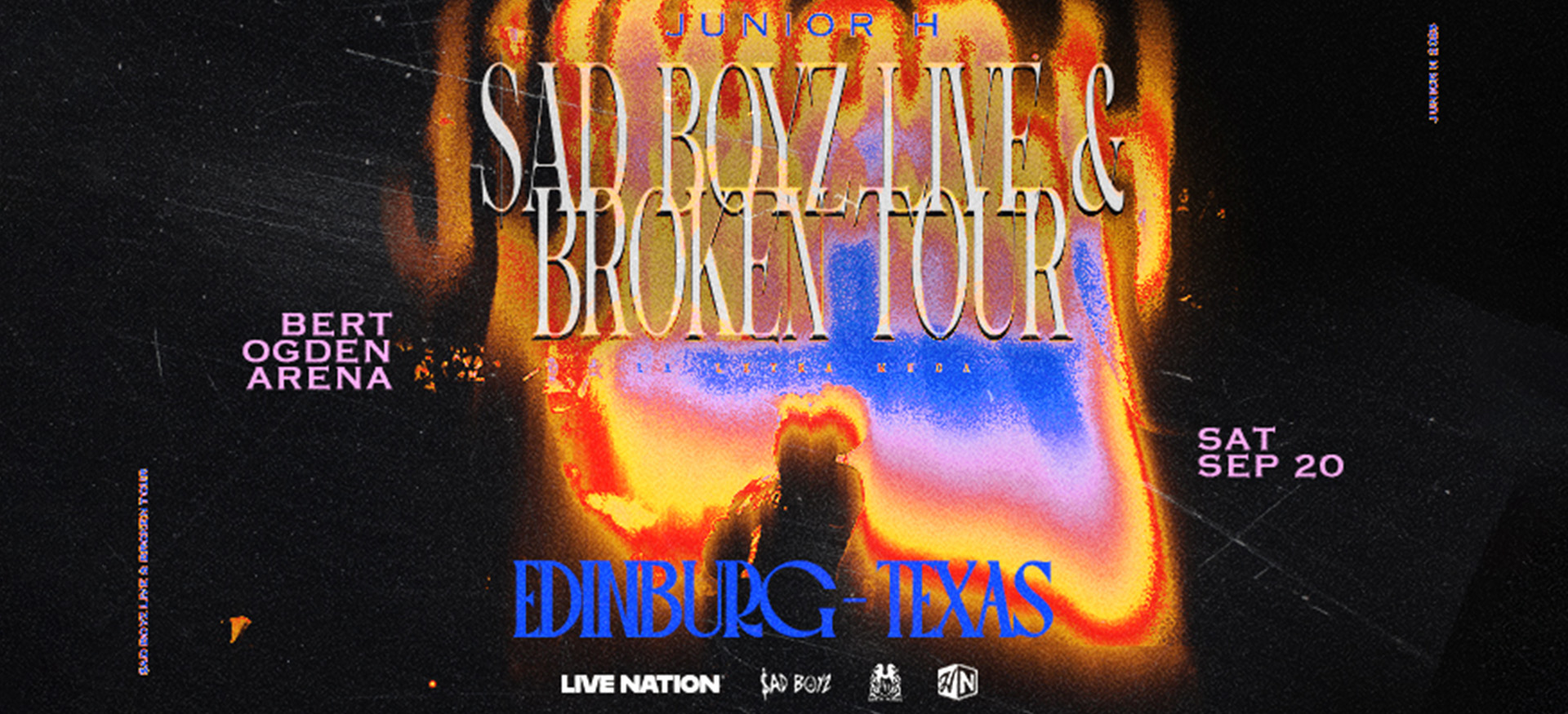 Junior H Sad Boyz Live & Broken Tour | Saturday September 20 | Bert Ogden Arena Edinburg TX