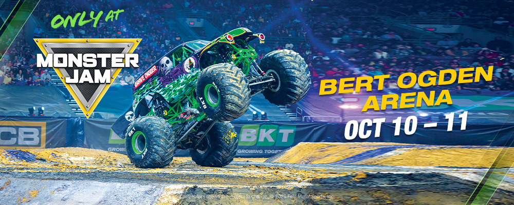 Monster Jam 2026 | October 10-11 | Bert Ogden Arena Edinburg TX