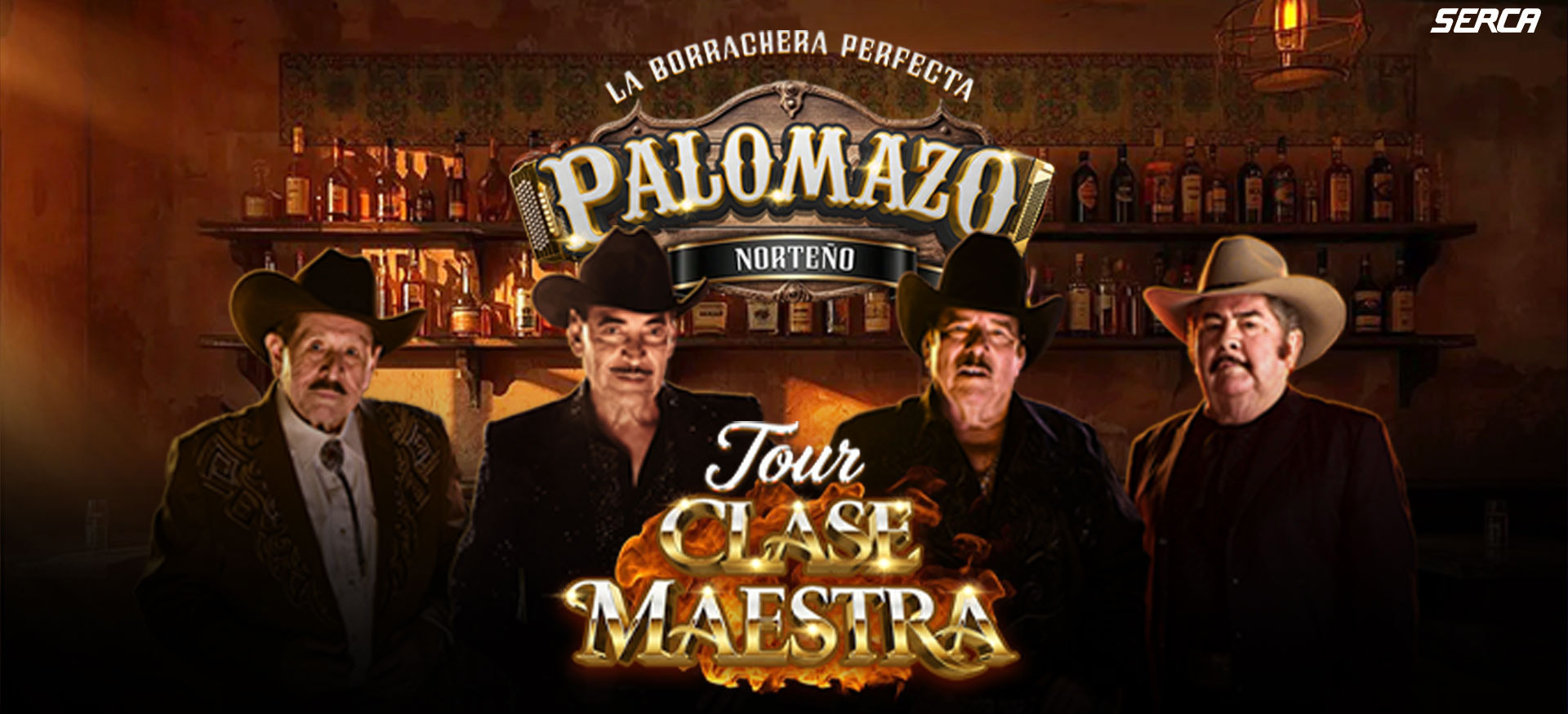 Palomazo Norteño La Borrachera Perfecta | Tour Clase Maestra | Sabado 7 De Marzo | Bert Ogden Arena | Edinburg, TX
