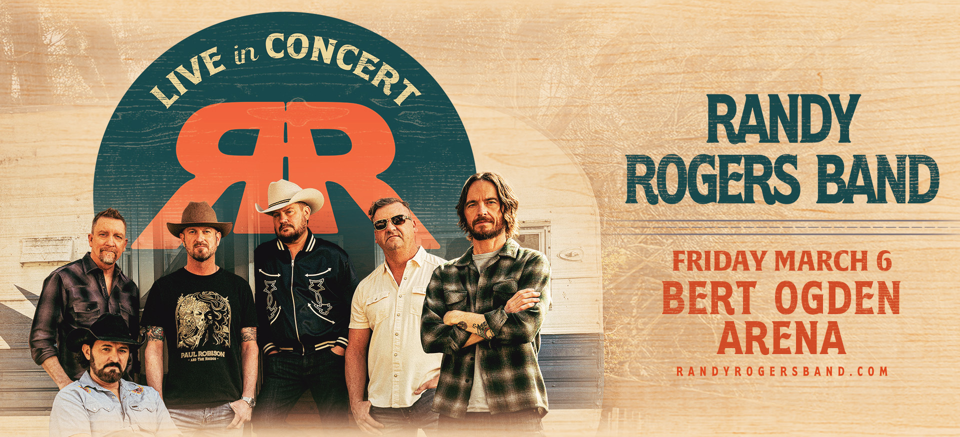 Randy Rogers Band | Friday March 6 | Bert Ogden Arena | Fiesta Edinburg 2026